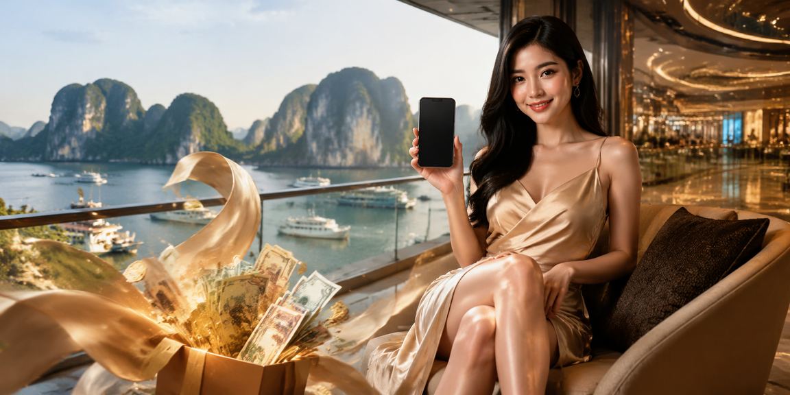 Người dùng tại vịnh Hạ Long trải nghiệm nền tảng giải trí an toàn và bảo mật
