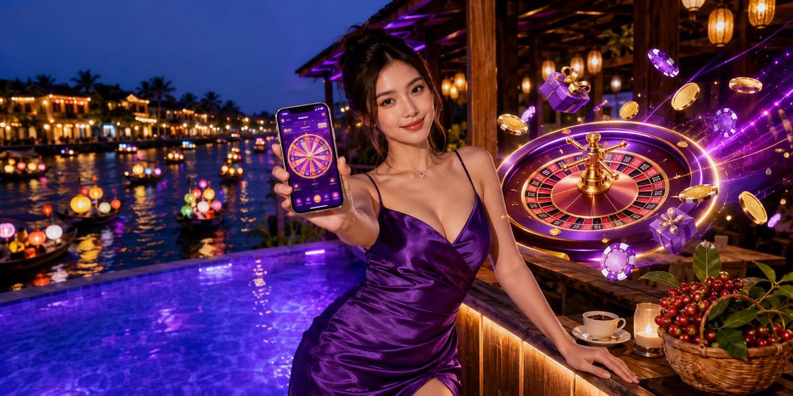 Người chơi tại Hội An thư giãn với Roulette trực tuyến trong không gian cổ trấn về đêm